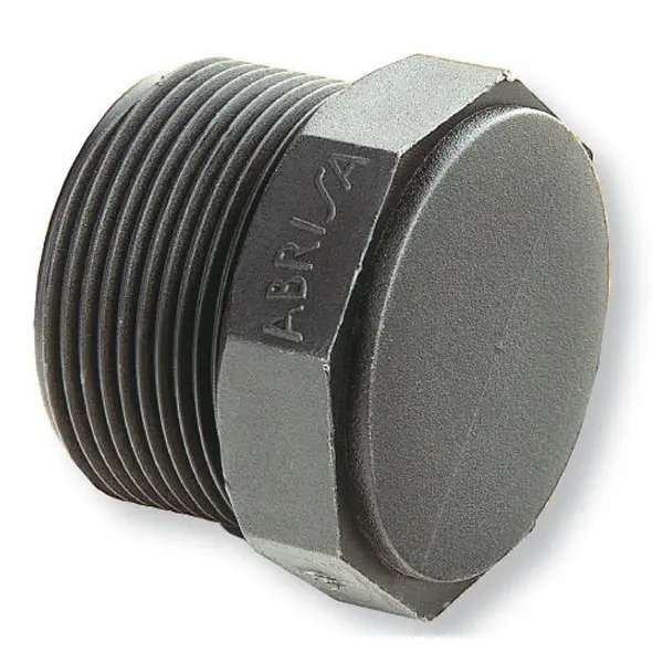 Tapón roscado macho polietileno 3/4" Tapón roscado macho polietileno 3/4"