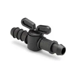 Válvula de paso con toma de...