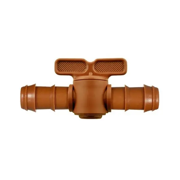 Válvula paso 16 mm marrón Válvula paso 16 mm marrón