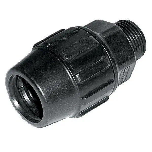 Enlace rosca macho polietileno 32 X 1" Enlace rosca macho polietileno 32 X 1"