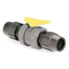 Válvula de polietileno 63 mm